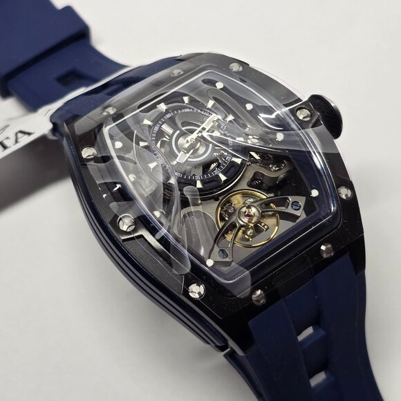 Invicta S1 Rally Torque Automatic Men's Watch w/ Skeleton Dial 44mm Blue (49036) - Picture 1 of 13